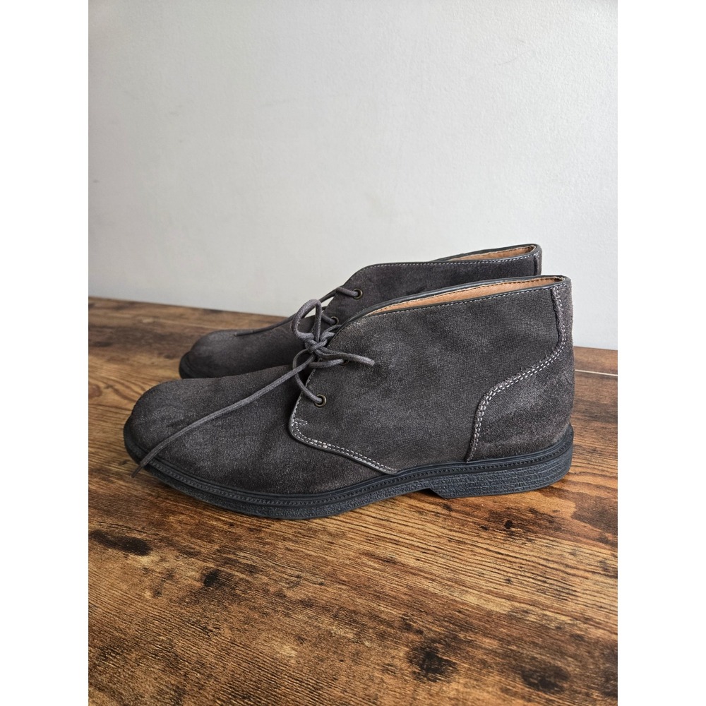 GH Bass Radley Chukka Boots Mens 10.5M Grey Suede Desert Boot 0006-2850-010